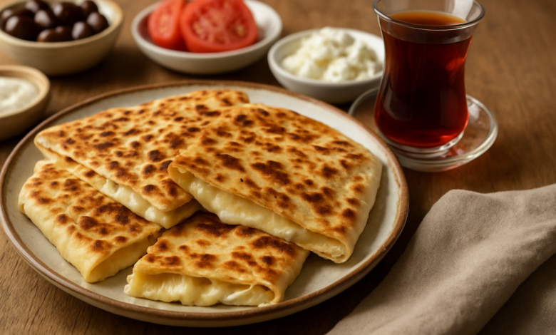Kahvaltıya Özel Kaşarlı Gözleme Tarifi